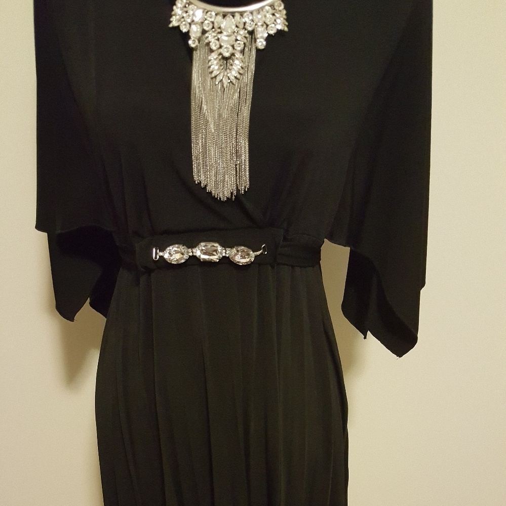 Beautiful Black Pleated Dress